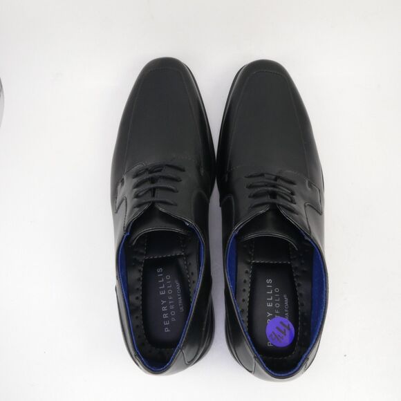 Perry Ellis Men’s Black Dress Shoes Size US 11.5 Portfolio Ultra Foam Slip On main image 5